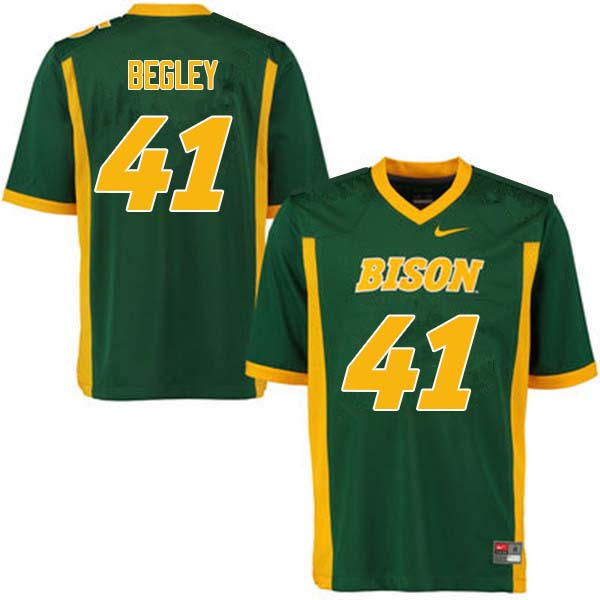 Men #41 Jack Begley North Dakota State Bison College Football Jerseys Sale-Green